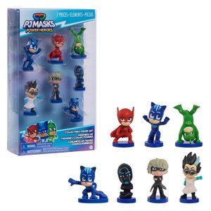 PJ Masks 7-piece Collectible Figure Set, Kids Toys for Ages 3 up